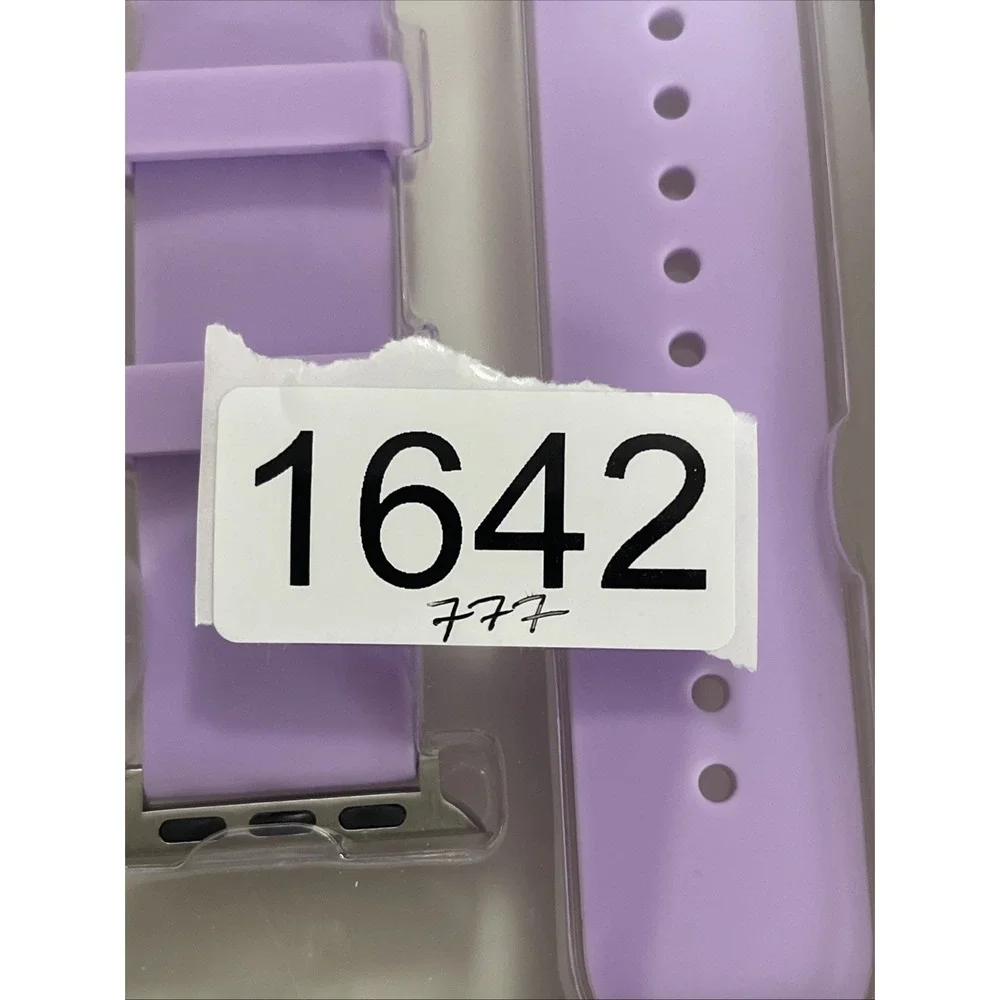 Case-Mate Purple Silicone Watchband Strap Band for Apple Watch Series 1-10 / SE